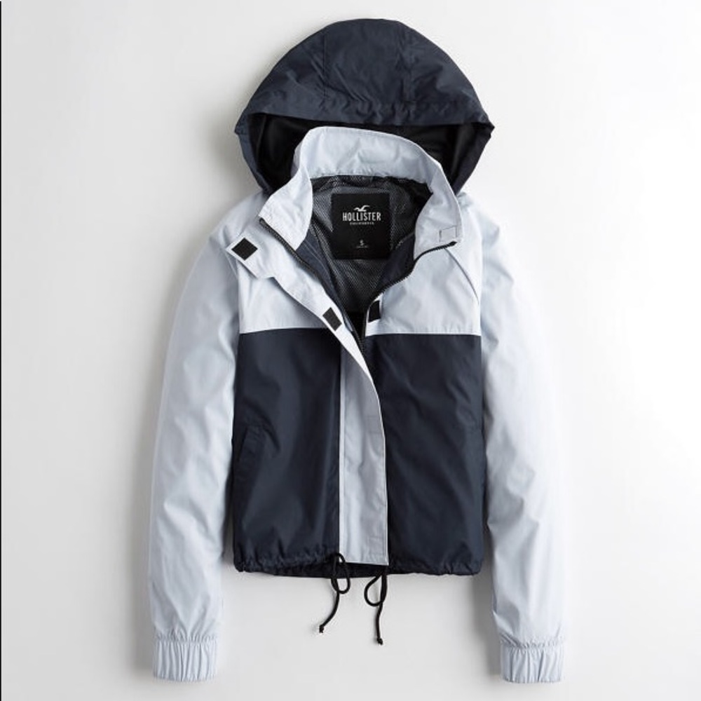 Hollister colorblock windbreaker 🌬